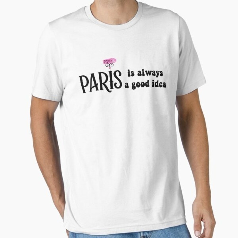 Emily In Paris Elegant Woman Fashion Tee Daily Wear
